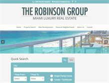 Tablet Screenshot of miamirobinsongroup.com